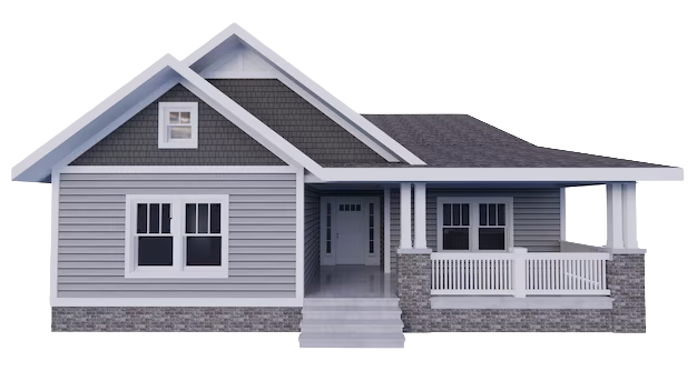 American-style single-family home